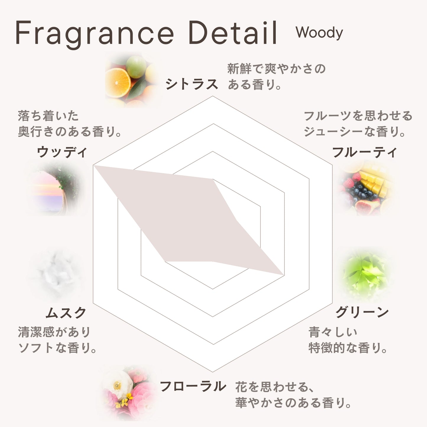 フレグランスディフューザー ウッディ