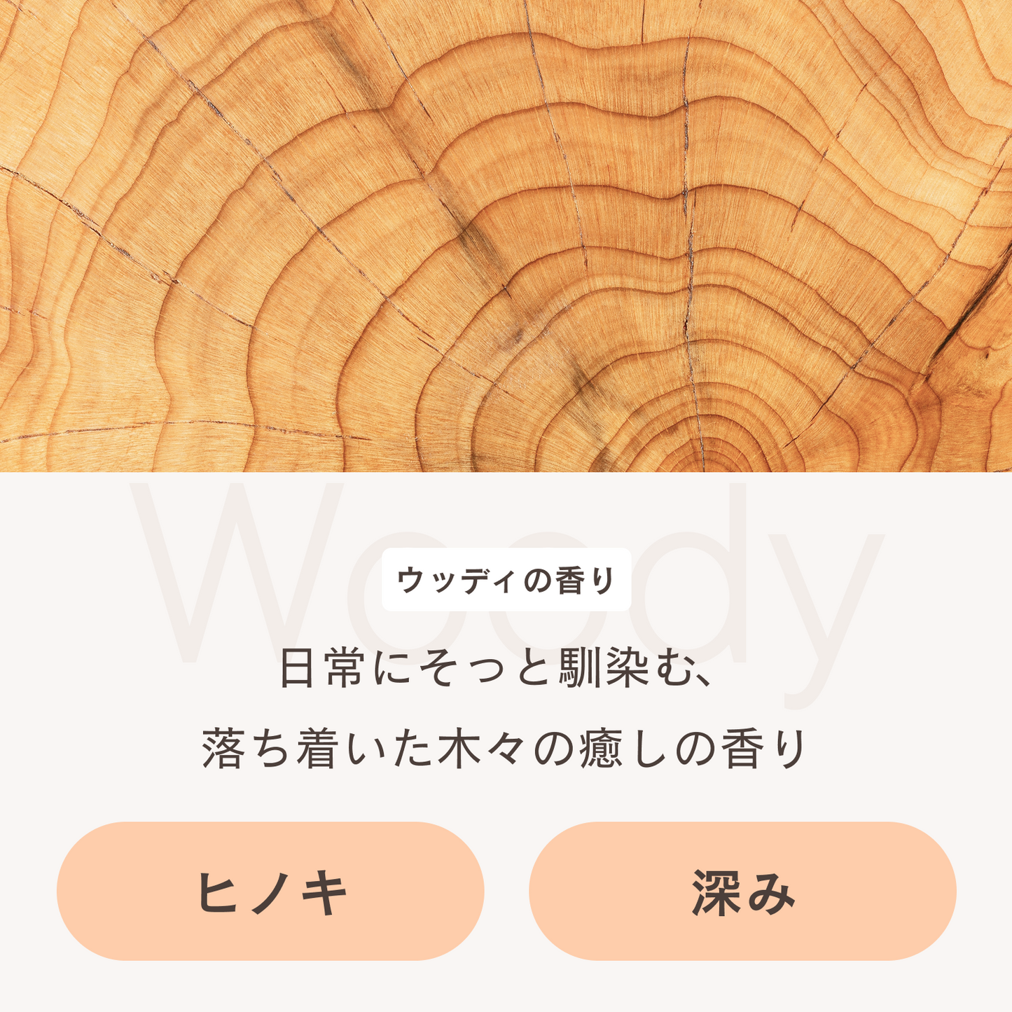 フレグランスディフューザー ウッディ