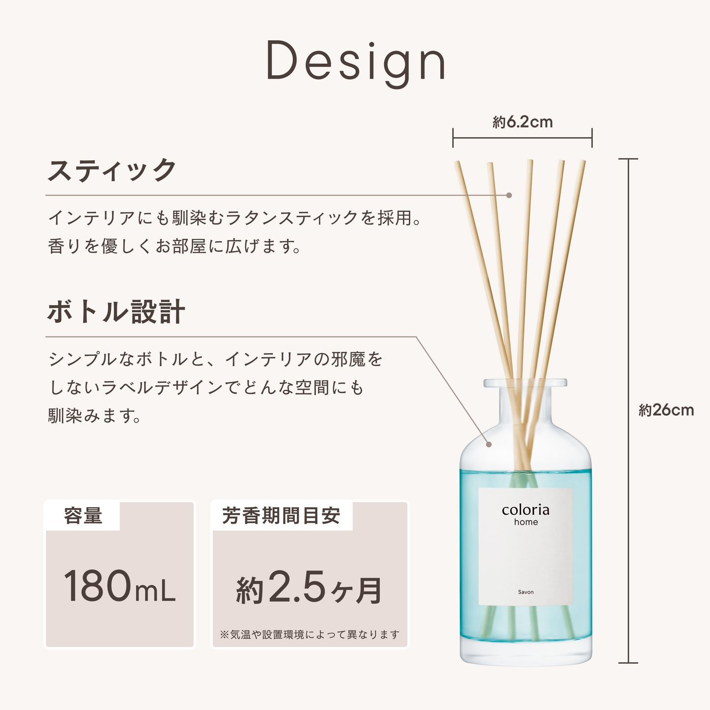 フレグランスディフューザー サボン